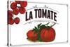 French Produce - Tomato-The Saturday Evening Post-Stretched Canvas