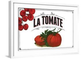 French Produce - Tomato-The Saturday Evening Post-Framed Giclee Print