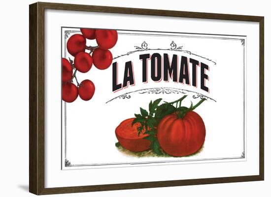 French Produce - Tomato-The Saturday Evening Post-Framed Giclee Print