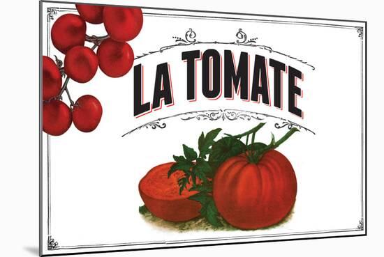 French Produce - Tomato-The Saturday Evening Post-Mounted Giclee Print