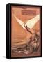 French Propaganda Showing Icarus Conquering Flight-Georges Villa-Framed Stretched Canvas