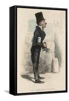 French Public Defender-Honore Daumier-Framed Stretched Canvas