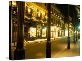 French Quarter at Night, New Orleans, Louisiana, USA-Bruno Barbier-Stretched Canvas