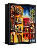 French Quarter Balconies-Diane Millsap-Framed Stretched Canvas