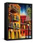 French Quarter Balconies-Diane Millsap-Framed Stretched Canvas