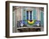 French Quarter Balcony During Mardi Gras-Carol Highsmith-Framed Photo