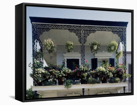 French Quarter Balcony-Carol Highsmith-Framed Stretched Canvas