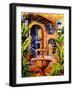 French Quarter Courtyard in New Orleans-Diane Millsap-Framed Art Print