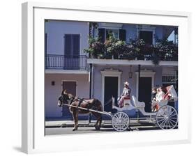 French Quarter Mule Ride in Carriage-Carol Highsmith-Framed Photo