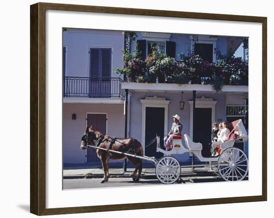 French Quarter Mule Ride in Carriage-Carol Highsmith-Framed Photo