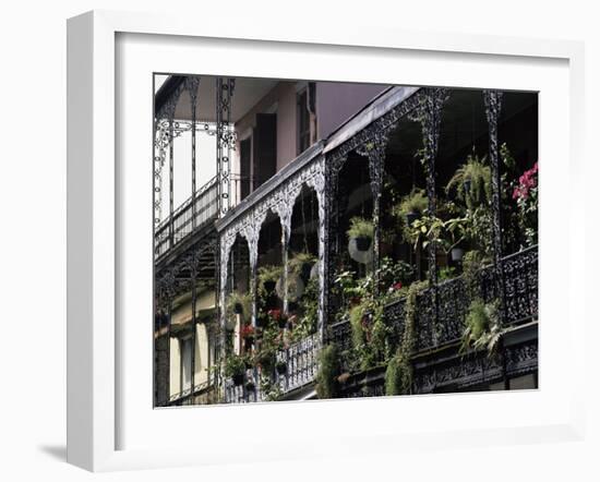 French Quarter, New Orleans, Louisiana, USA-Charles Bowman-Framed Photographic Print