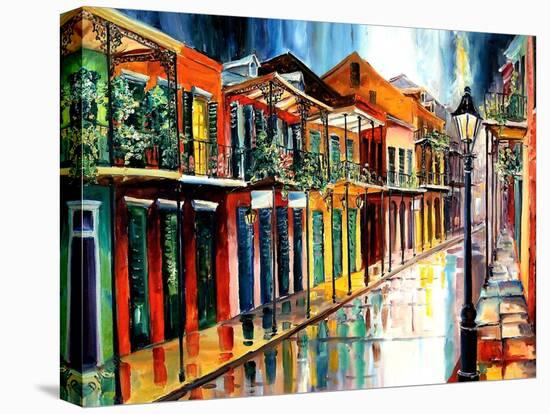 French Quarter Rain-Diane Millsap-Stretched Canvas