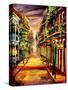 French Quarter Twilight-Diane Millsap-Stretched Canvas