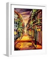 French Quarter Twilight-Diane Millsap-Framed Art Print