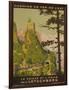 French Railway Travel Poster, Chemin De Fer De L'Est, Switzerland and Italy-null-Framed Giclee Print