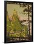 French Railway Travel Poster, Chemin De Fer De L'Est, Switzerland and Italy-null-Framed Giclee Print