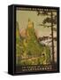 French Railway Travel Poster, Chemin De Fer De L'Est, Switzerland and Italy-null-Framed Stretched Canvas