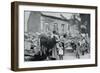 French Refugees Return to their Abandoned Village, Artois, World War I, 1915-null-Framed Giclee Print