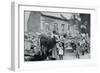 French Refugees Return to their Abandoned Village, Artois, World War I, 1915-null-Framed Giclee Print