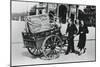 French Refugees Returning Home after the Fall of France to the Germans, Paris, July 1940-null-Mounted Giclee Print