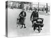 French Refugees Returning Home after the Fall of France to the Germans, Paris, July 1940-null-Stretched Canvas