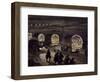 French Reinforcements Heading Towards Verdun Along Voie Sacre, 1916-Georges Remon-Framed Giclee Print