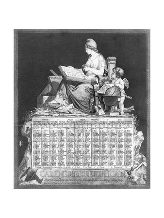 'French Republican Calendar' Giclee Print | AllPosters.com
