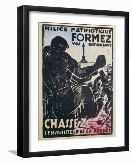 French Resistance Poster, 1943-44-null-Framed Giclee Print