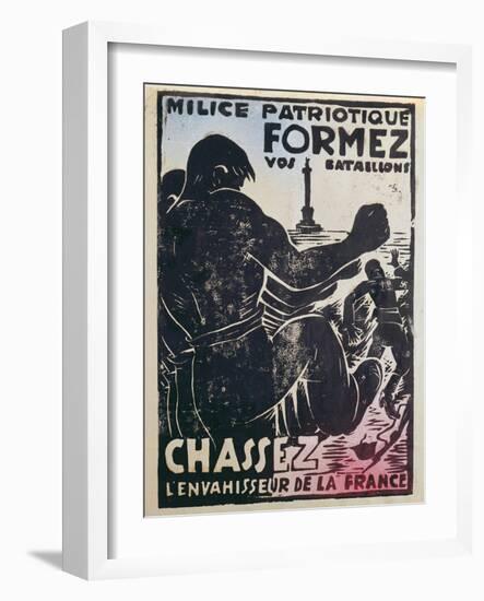 French Resistance Poster, 1943-44-null-Framed Giclee Print