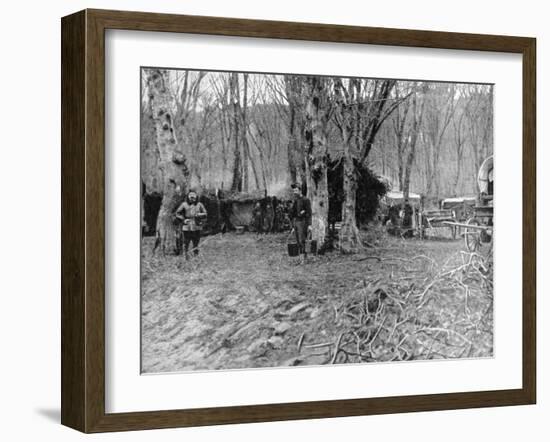 French Rest Area and Soup Kitchen Behind the Lines, World War I, 1915-null-Framed Giclee Print