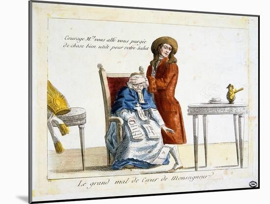 French Revolution 1789: Anti-Clericalism-null-Mounted Giclee Print