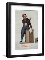 French Revolution: Jacobin Vociferating from the Tribune-null-Framed Photographic Print