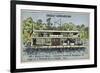 French River Gunboat in Madagascar, 1896-null-Framed Giclee Print