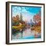 French Riverside-Spencer Coleman-Framed Giclee Print