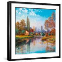 French Riverside-Spencer Coleman-Framed Giclee Print