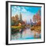 French Riverside-Spencer Coleman-Framed Giclee Print