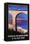 French Riviera-null-Framed Stretched Canvas