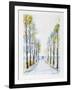 French Road-Lloyd Lozes Goff-Framed Collectable Print