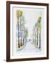 French Road-Lloyd Lozes Goff-Framed Collectable Print