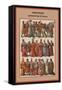 French Robes 2nd Half of the XV Century-Friedrich Hottenroth-Framed Stretched Canvas