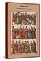 French Robes 2nd Half of the XV Century-Friedrich Hottenroth-Stretched Canvas