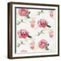 French Romance Pattern VI v2-Katie Pertiet-Framed Art Print