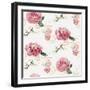 French Romance Pattern VI v2-Katie Pertiet-Framed Art Print