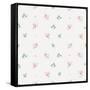 French Romance Pattern X-Katie Pertiet-Framed Stretched Canvas