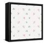 French Romance Pattern X-Katie Pertiet-Framed Stretched Canvas