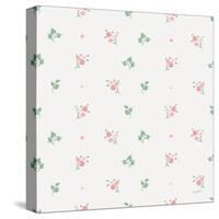 French Romance Pattern X-Katie Pertiet-Stretched Canvas