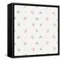 French Romance Pattern X-Katie Pertiet-Framed Stretched Canvas