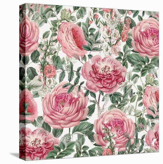 French Romance Pattern XV-Katie Pertiet-Stretched Canvas