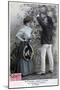 French Romantic Postcard, C1900-null-Mounted Giclee Print