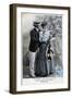 French Romantic Postcard, C1900-null-Framed Giclee Print